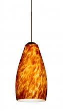 Besa Lighting XP-719818-LED-BR - Besa Pendant Karli Bronze Amber Cloud 1x5W LED