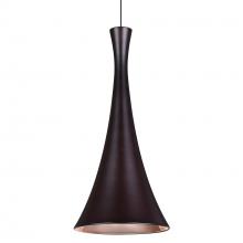 Besa Lighting XP-RONDO-LED-BR - Besa, Rondo Cord Pendant, Bronze Finish, 1x9W LED