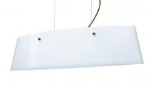 Besa Lighting LS3-445406-LED-BR - Besa Pendant Silhouette 28 Bronze Opal Glossy 3x5W LED