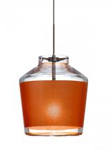 Besa Lighting XP-PIC6TN-BR - Besa Pendant Pica 6 Bronze Tan Sand 1x50W GY6.35