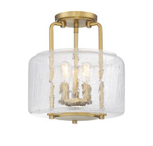 Savoy House 6-7790-3-322 - Avalon 3-Light Ceiling Light in Warm Brass
