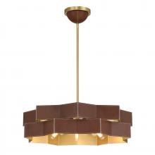 Savoy House 7-2749-5-322 - Atherton 5-Light Pendant in Warm Brass