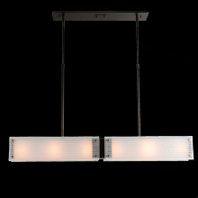 Hammerton PLB0044-44-FB-FS-001-E2 - Textured Glass Linear Suspension-44