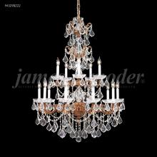 James R Moder 94329GB00 - Madrid Cast Brass 15Light Entry Chandelier