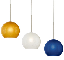 Stone Lighting PD177AMPNL2M - Pendant Optics Fizz Amber Polished Nickel LED G4 JC 2W 110lm Monopoint