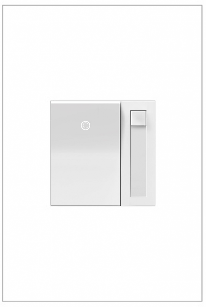 adorne? 0-10V Paddle Dimmer, White, with Microban?