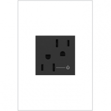 Legrand ARCH152G10 - adorne® 15A Tamper-Resistant Half-Controlled Outlet, Graphite