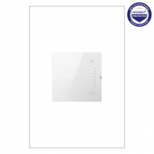 Legrand ADTH4FBL3PW4 - adorne 0-10V Touch Dimmer, White, with Microban
