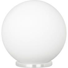 Eglo 204565A - 1x60W Table Lamp With White Finish & Opal Glass