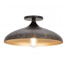 Maxim 10910BKGLD - Fleur-Flush Mount