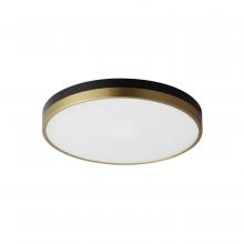 Maxim 59704WTBKAB - Dapper-Flush Mount