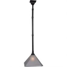 Maxim 91040FTOI - One Light Oil Rubbed Bronze Frosted Glass Down Pendant