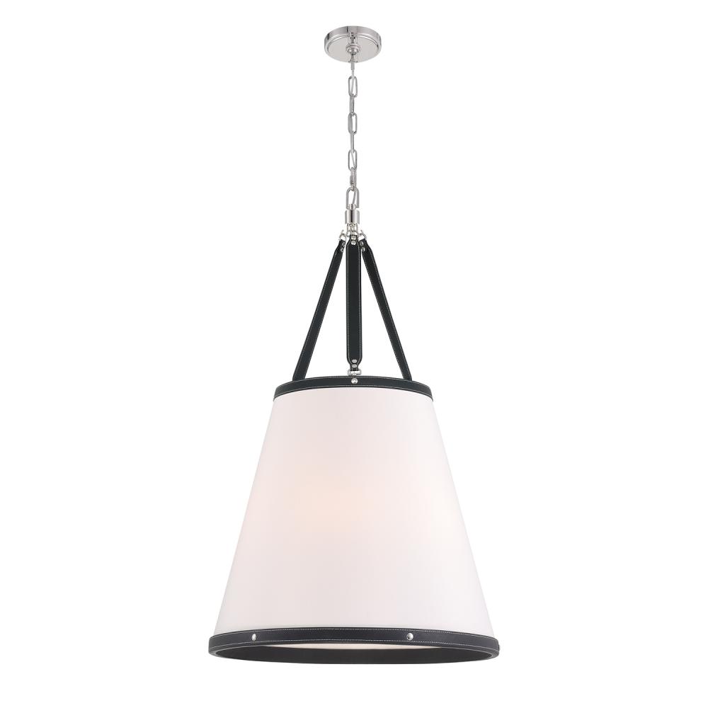 Libby Langdon Callahan 6 Light Polished Nickel Pendant