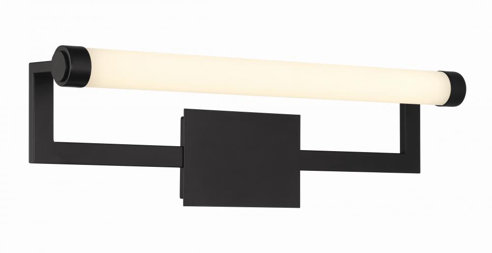 Clinton Integrated LED Matte Black Picture Light