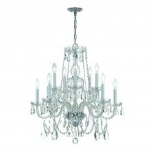 Crystorama 1130-CH-CL-S - Traditional Crystal 26'' Swarovski Strass Crystal Polished Chrome Chandelier