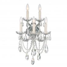 Crystorama 4425-CH-CL-S - Maria Theresa 13.5'' Swarovski Strass Crystal Polished Chrome Sconce