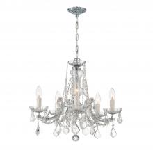 Crystorama 4476-CH-CL-S - Maria Theresa 20'' Swarovski Strass Crystal Polished Chrome Chandelier
