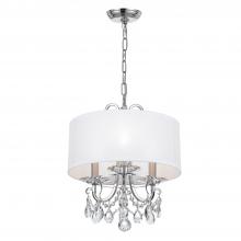 Crystorama 6623-CH-CL-S - Othello 14'' Swarovski Strass Crystal Polished Chrome Chandelier