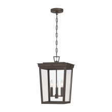 Crystorama BEL-A8065-TZ - Belmont 12'' Twilight Bronze Outdoor Pendant