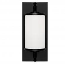 Crystorama FOS-A8050-MK - Foster 5'' LED Matte Black Sconce