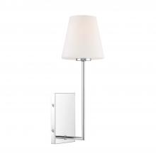 Crystorama LEN-250-OP-CH - Lena 6'' Polished Chrome Sconce