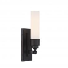 Crystorama WLX-301-MK - Wilcox 4.75'' LED Matte Black Sconce