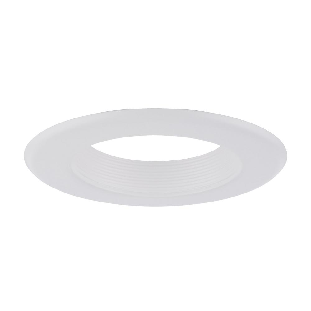 6" White Baffle Magnetic Trim Ring