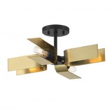 Designers Fountain D263M-SF-MB - 4 Light Semi Flush