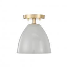 Designers Fountain D287M-SF-BG - Biba 8.25" 1-Light Semi-Flush