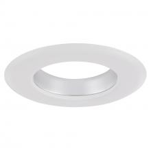Designers Fountain EVLT4741DCWH - 4IN DIFFUSED CHR CONE-WH MAGNETIC TRIM RING