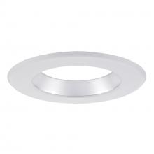 Designers Fountain EVLT6741DCWH - 6" Diffused Chr/Wh Magnetic Trim Ring