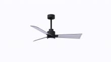Matthews Fan Company AKLK-BK-BN-42 - Alessandra - 42" Three Blade Transitional Ceiling Fan - 5CCT Integrated LED - Matte Black Finish