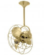 Matthews Fan Company BD-BRBR-MTL - Bianca Direcional - Directional Ceiling Fan - Brushed Brass Finish - Metal Blades