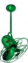 Matthews Fan Company BD-GREEN-MTL - Bianca Direcional - Directional Ceiling Fan - Esmerelda Finish - Metal Blades