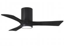 Matthews Fan Company IR3HLK-BK-BK-42 - Irene - 3HLK - Matte Black - Black Blades - 42" Blades