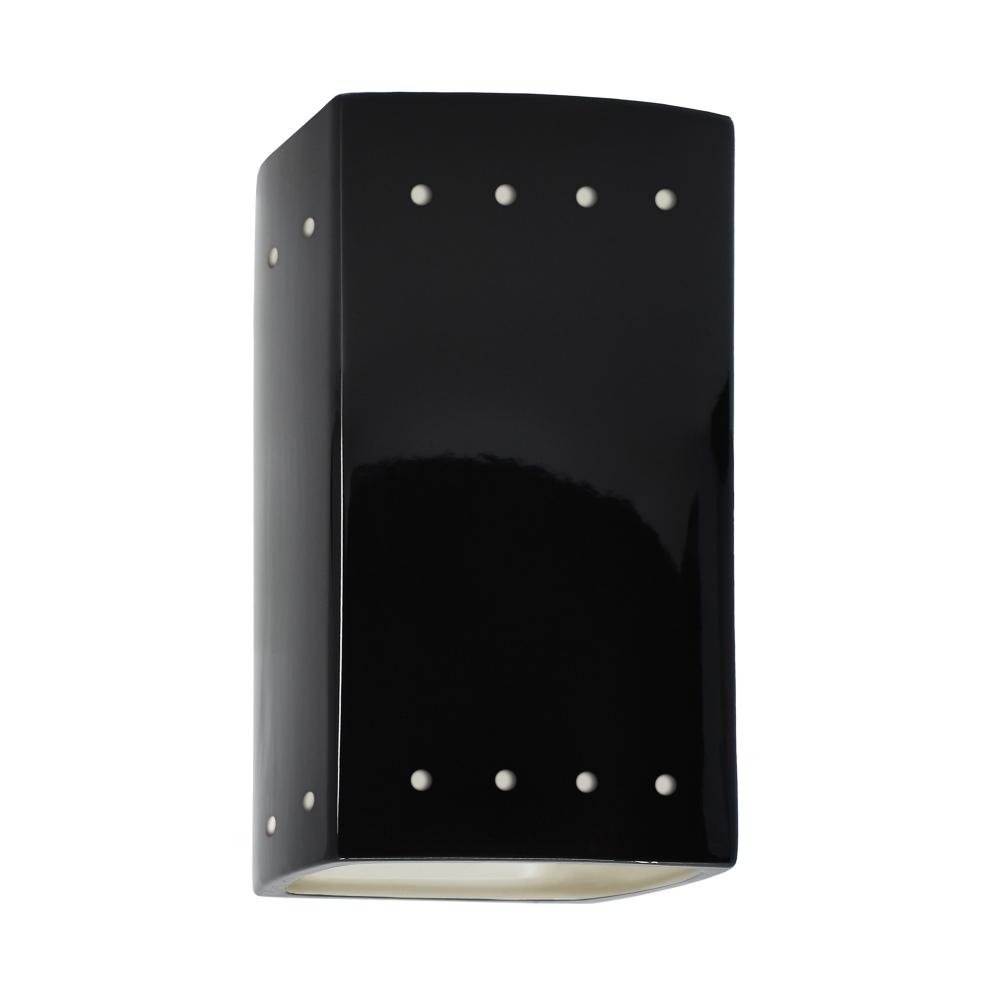 Small LED Rectangle w/ Perfs - Closed Top (Outdoor)