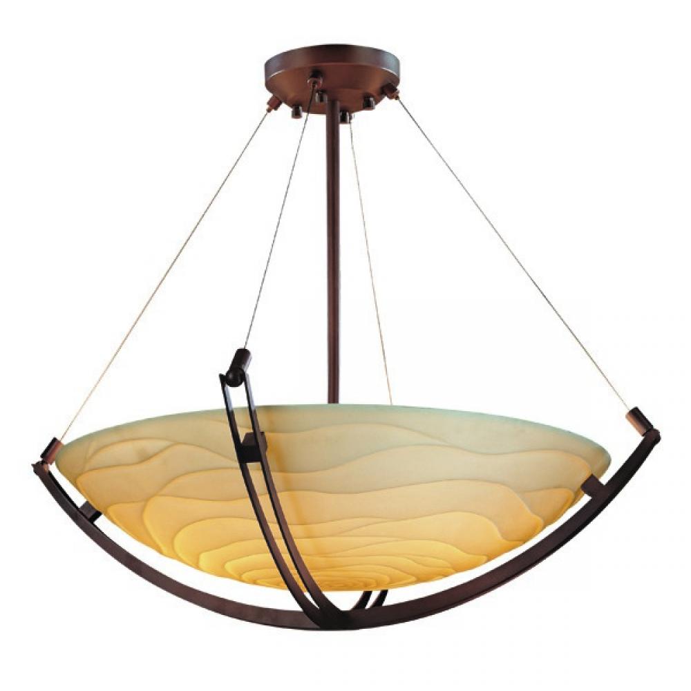 36" Pendant Bowl w/ Crossbar