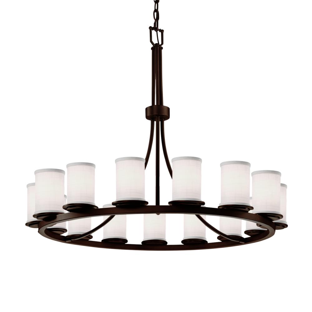 Dakota 15-Light 1-Tier Ring LED Chandelier