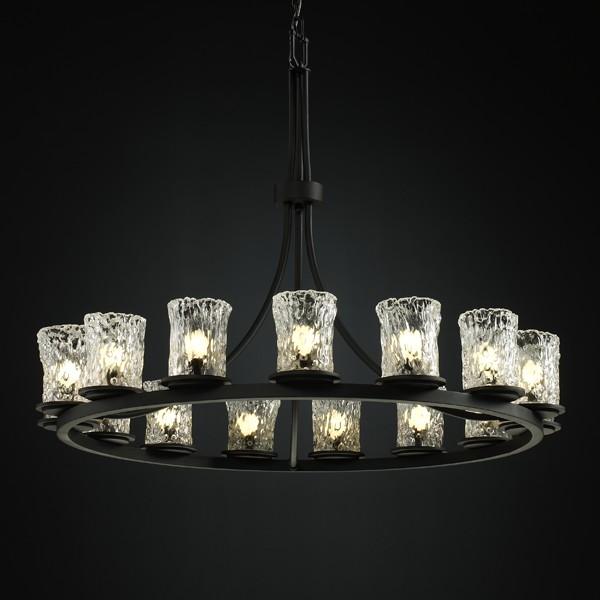 Dakota 15-Light 1-Tier Ring LED Chandelier