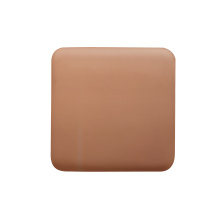 Justice Design Group CER-5112-ADOB - Small 10" Square Backlit ADA Color Temperature Selectable LED Wall Sconce