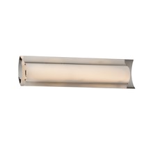 Justice Design Group FSN-8631-OPAL-CROM - Lineate 22" Linear LED Wall/Bath