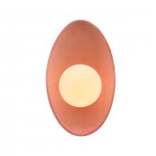 Justice Design Group CER-3045-BSH - Oval Coupe Wall Sconce