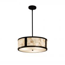 Justice Design Group ALR-9541-MBLK-LED3-3000 - Tribeca 18" LED Drum Pendant