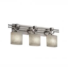 Justice Design Group CLD-8503-30-NCKL - Argyle 3-Light Bath Bar