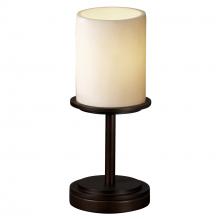 Justice Design Group CNDL-8798-10-CREM-DBRZ - Dakota 1-Light Table Lamp (Short)