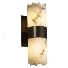 Justice Design Group FAL-8762-12-DBRZ - Dakota 2-Up & Downlight Wall Sconce