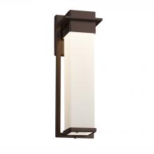 Justice Design Group FSN-7544W-OPAL-DBRZ - Pacific Large Outdoor LED Wall Sconce