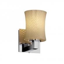 Justice Design Group FSN-8921-10-WEVE-CROM - Modular 1-Light Wall Sconce