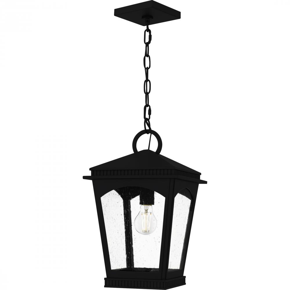 Huck 1-Light Earth Black Outdoor Hanging Lantern