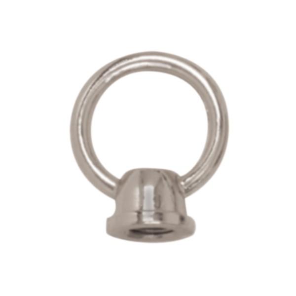 1-1/2" Female Loop; 1/8 IP With Wireway; 10lbs Max; Brushed Nickel Finish